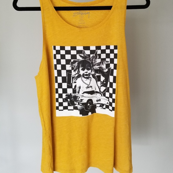 Stussy Tops - Stussy California Graphic Tank Top